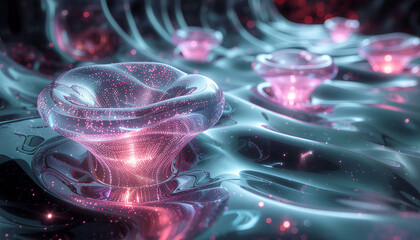 Futuristic Cellular Abstract