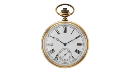 Elegant golden pocket watch showcasing timeless design, perfect for vintage collections or symbolizing classic sophistication with its detailed craftsmanship