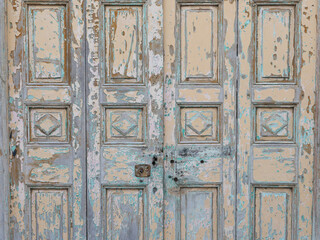 old light weathered front door
