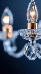 Crystal Chandelier Close-Up
