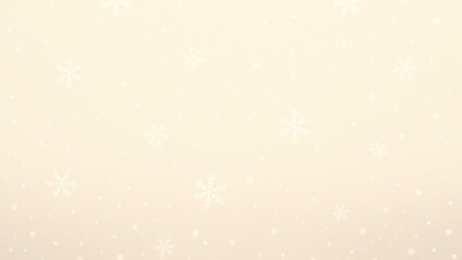 Minimalist snowflakes winter background.