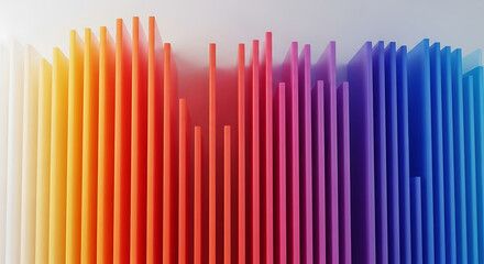 Gradient colored vertical bars abstract background