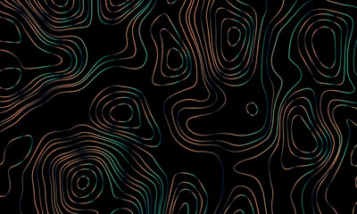 Topographic map background geographic line map with seamless ornament design. Seamless pattern with lines Topographic map 