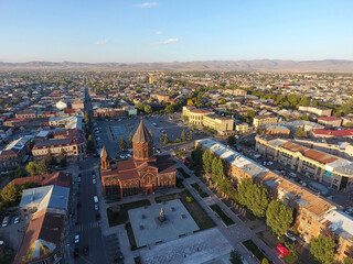 Holy Saviour`s Church in Gyumri City - Shirak, Armenia. © vrej