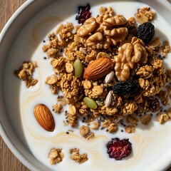 Healthy Granola Breakfast Bowl.