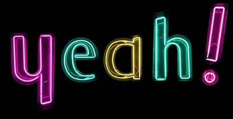 year! néons multicolores