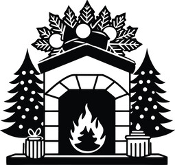 Aerial drone view of lush green forest canopy with dense tree tops under clear blue sky isolated on transparent background