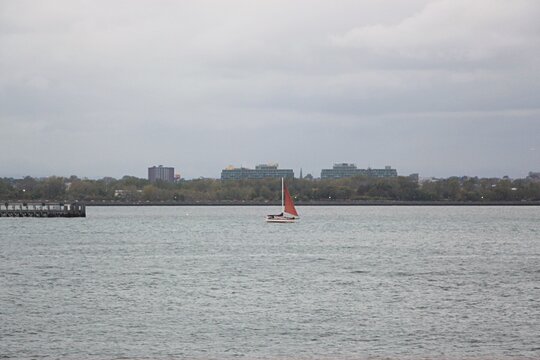 Fototapeta boat on the lake
