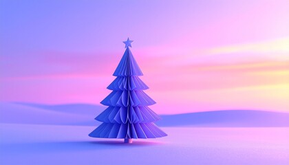 christmas tree of blue