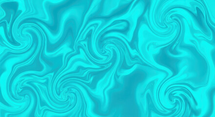 Obraz premium Abstract turquoise swirls and fluid art creating a mesmerizing visual flow effect