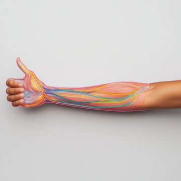 Thumb Up Anatomy Arm Nerves, Muscles Detail, anatomy , muscles