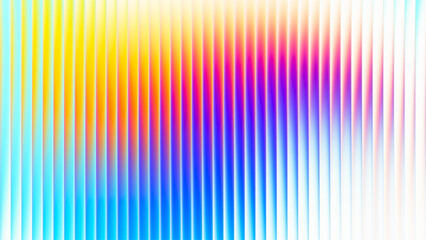 Vibrant gradient pattern with vertical glowing neon lines blending smooth and radiant colors. Minimalistic and futuristic abstract background perfect for creative digital designs. Vector illustration