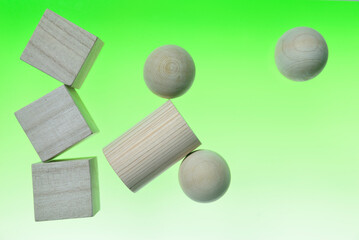 背景素材の積木ブロック