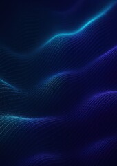 Plakat Abstract digital waves illustration