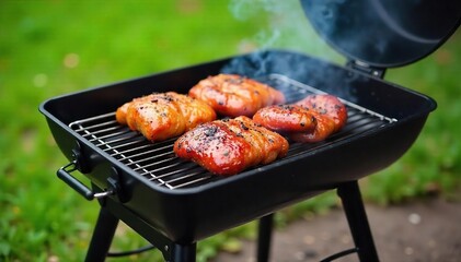 Sturdy Steel Grill Frame Ready to Assemble for Backyard BBQs.  Enjoy years of outdoor cooking with this strong, reliable DIY metalwork project, perfect for creating lasting garden furniture.