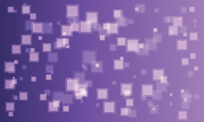 Purple Gradient Background With Floating Transparent Squares