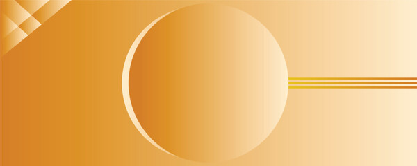 Golden Gradient Background with Circular Highlight and Parallel Gold Lines