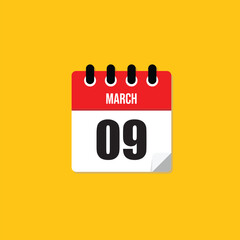 March 9 Calendar Reminder