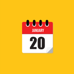 January 20 Calendar