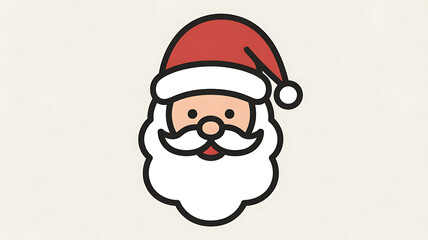 Festive character with a red hat and white beard, embodying holiday cheer and winter spirit.