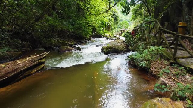 Datanla Waterfalls taken with my drone. In Da Lat, Vietnam.
