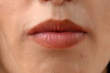 Obraz premium unos labios de una chica 