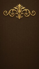 Elegant gold ornate mobile wallpaper