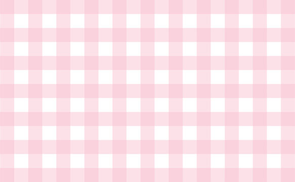 Abstract light pink gingham check pattern. Soft and romantic checkered design. Abstract geometric bg. Perfect Valentine&rsquo;s day background for love-themed creative projects.