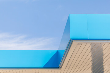 Mockup of a canopy marquee at a service station and refuelling station, perfect for graphic design mock-ups.