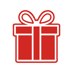 gift color icon vector on a white background
Vector icon on a white background