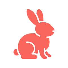 rabbit color icon vector on a white background
Vector icon on a white background