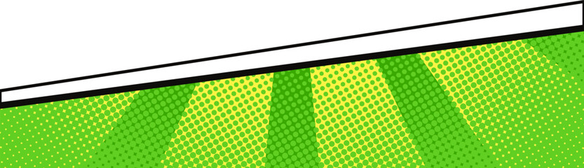 Green Comic Footer © Arjuna