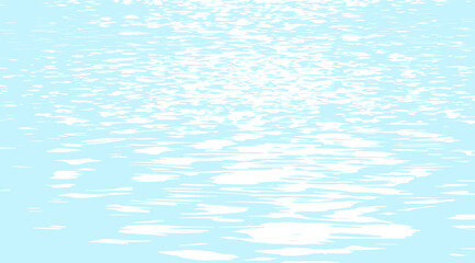 Light blue abstract background with white reflections showcasing a serene and tranquil water surface, ideal for conveying calmness and peacefulness with soft color gradations