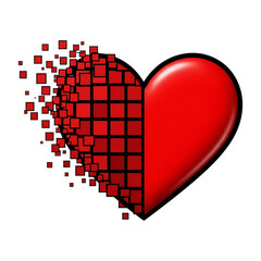 Hard Brocken Logo Red Heart