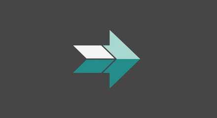 Angular, teal/white arrow logo on gray