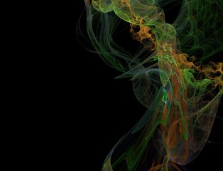 Imaginatory fractal abstract background Image