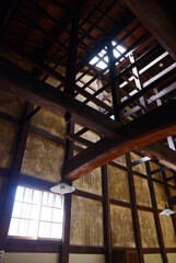 Obraz premium 奈良町にぎわいの家 台所の木組み 奈良市中新屋町