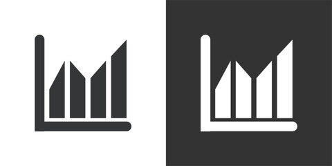 Statistic Icon. Solid glyph series icon