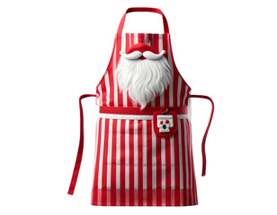  Holiday Cooking Apron Santa Design Gift Idea transparent background