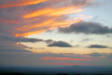 NM SF Orange Skyscape at Sunset 2 2025