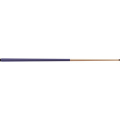 Purple and Beige Billiard Cue Stick Isolated on Transparent Background Horizontal Full Length