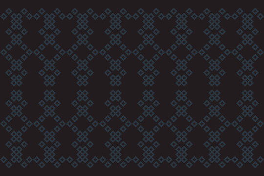 Seamless oriental geometric ethnic pattern for background or wallpaper. Carpet floor curtain design