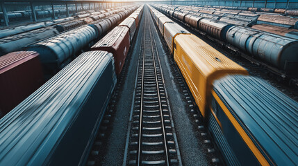 Top eyes view Smart Innovation connection cyber security Container truck in ship port for business Logistics transportation of Container Cargo ship Cargo plane with working crane bridge in shipyard