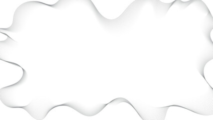 Abstract Fluid Lines in Monochrome: Elegant monochrome design composed of fluid lines, creating a sense of movement and visual intrigue, evoking a modern aesthetic. vector illustration