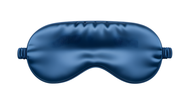 Luxurious blue sleep mask for ultimate relaxation and restful nights slumber party