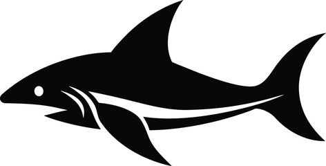 Shark fin vector icon