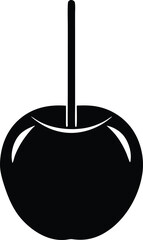Candy apple icon.