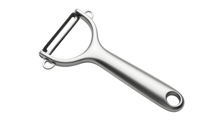 Modern metal vegetable peeler for professional kitchens and healthy home cooking