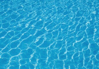 Abstract blue water surface ripples texture background isolated on white background