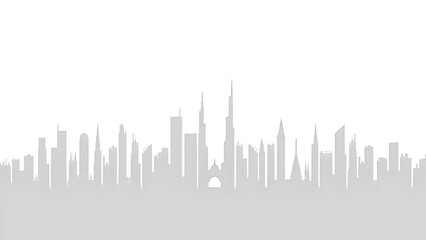 Fototapeta premium Investor deck skyline base